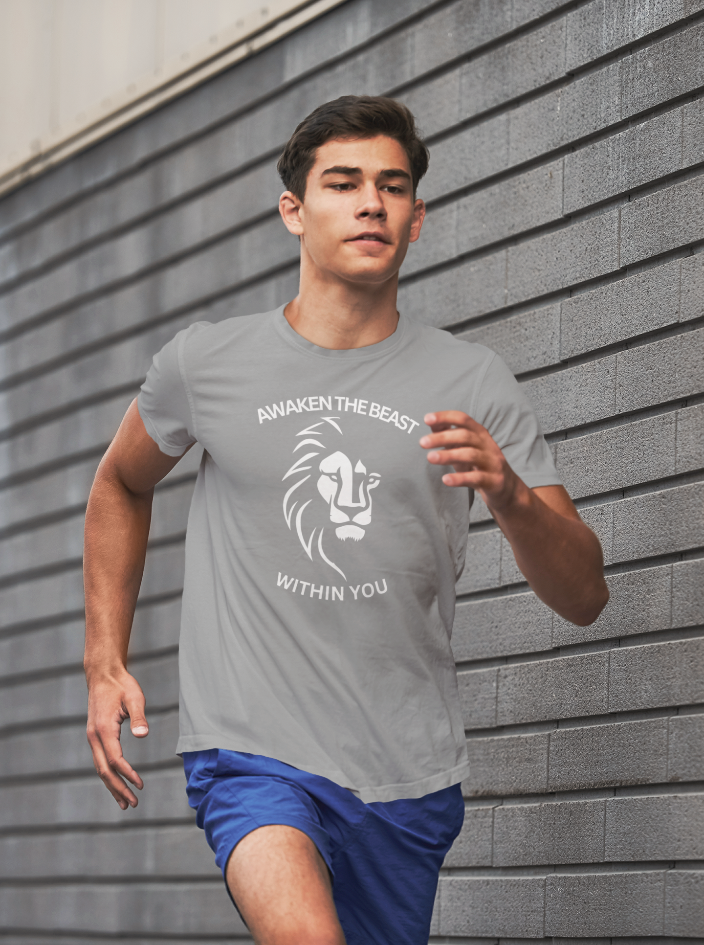 Lion Mindset Motivational T Shirt