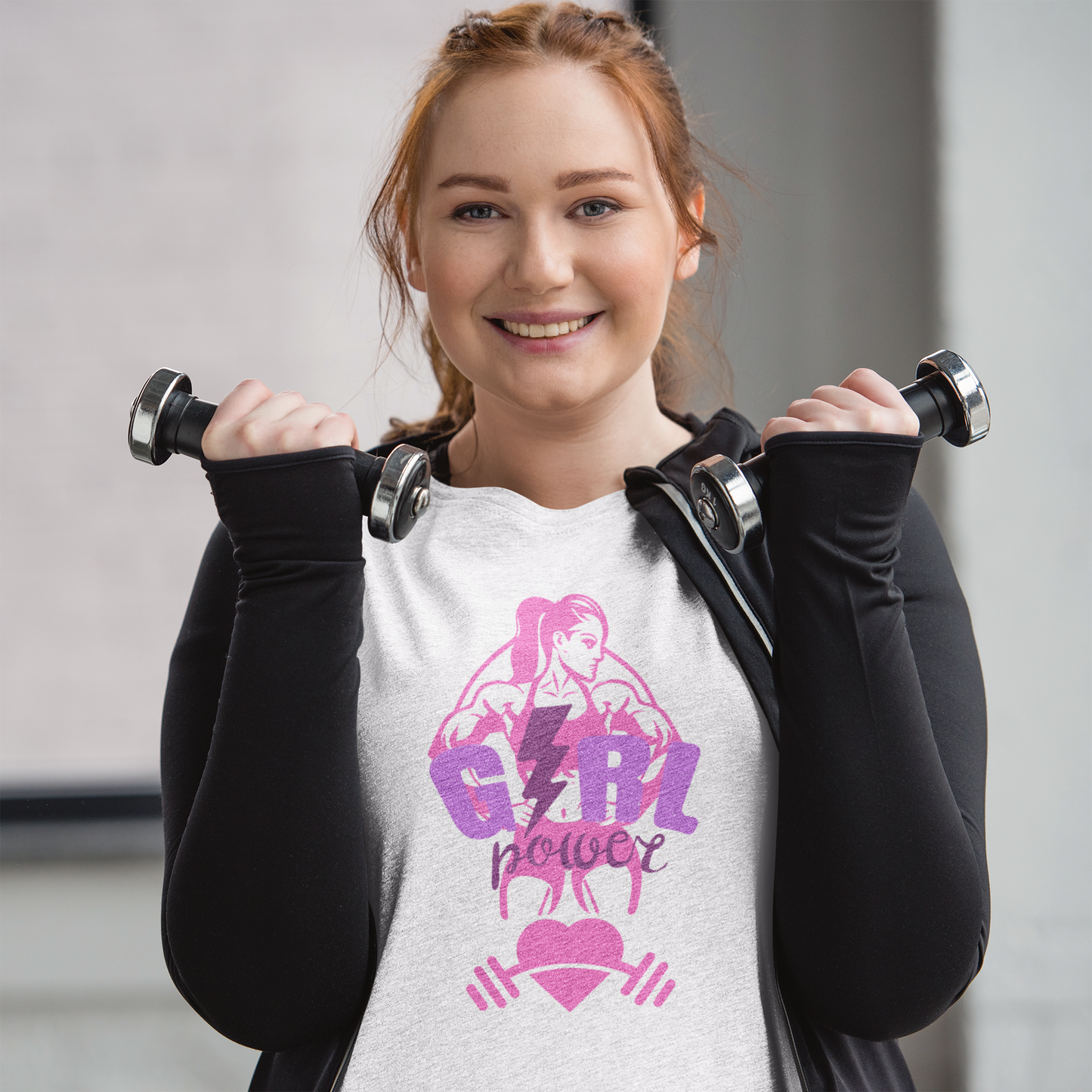 GIRL POWER Motivational T Shirt