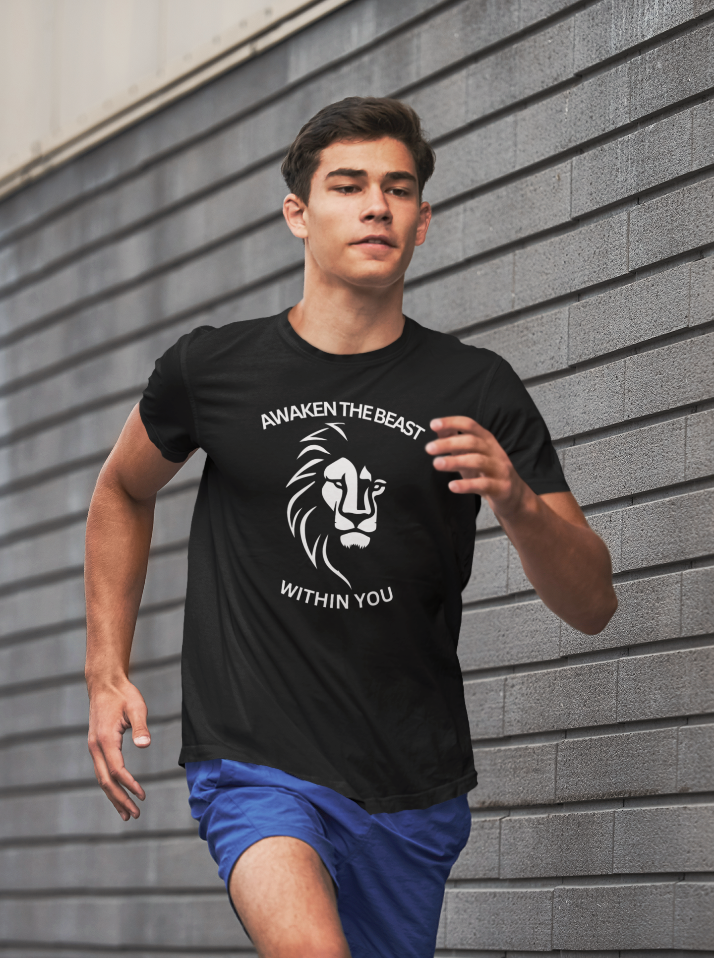 Lion Mindset Motivational T Shirt