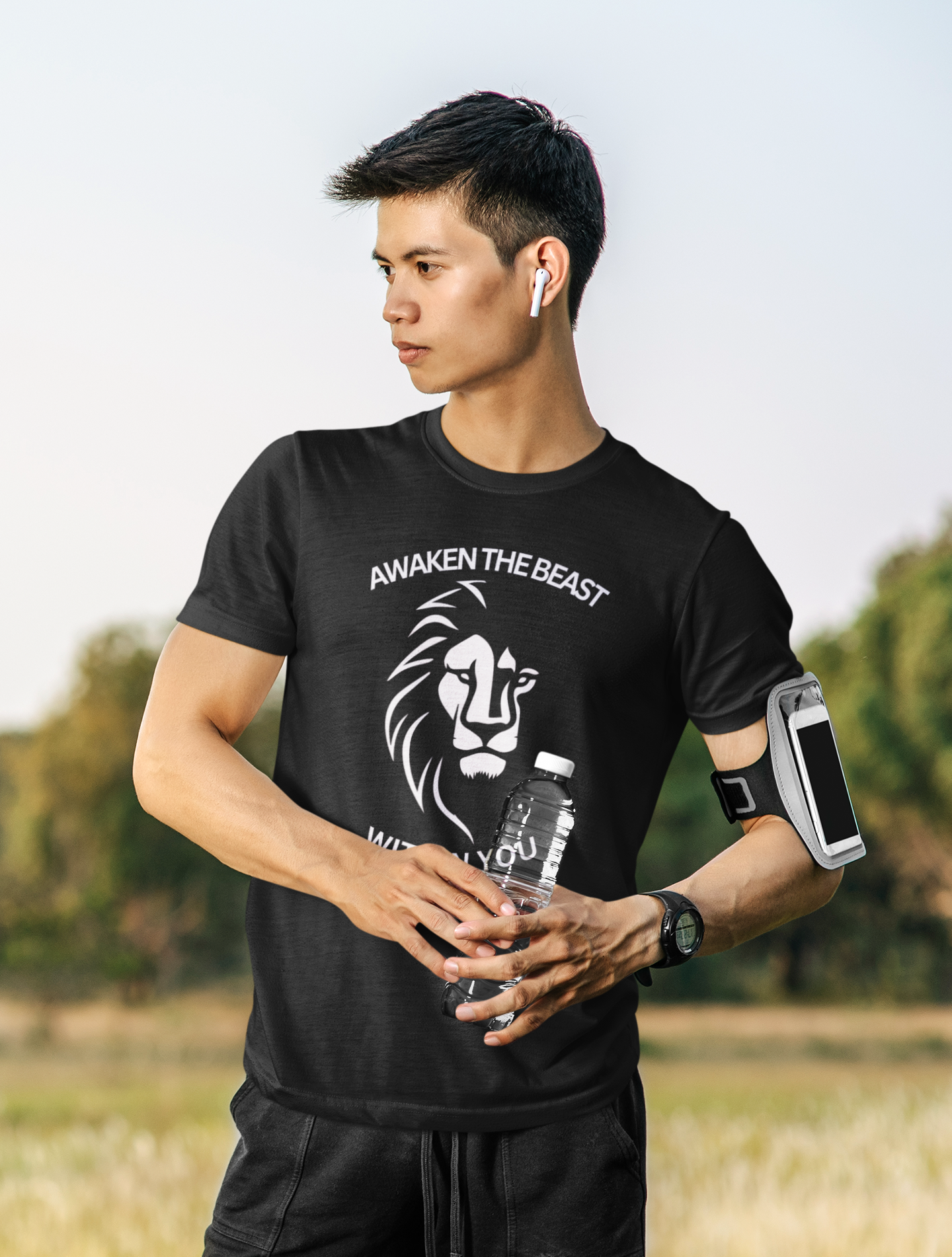 Lion Mindset Motivational T Shirt